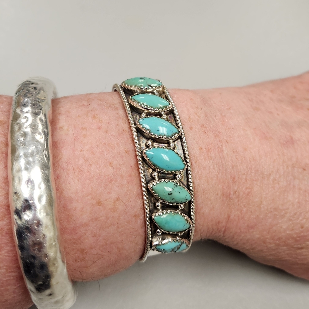 Turquoise cuff bracelet